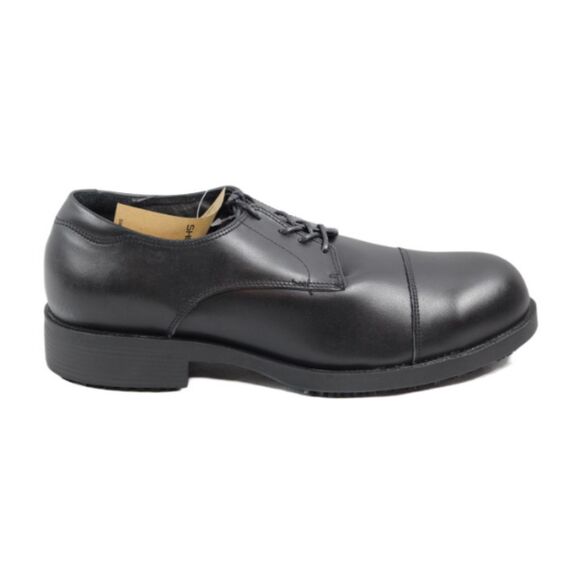 Shoes For Crews Black Men\'s Senator Shoes Lace Up Cap Toe Slip Oil Resist Size 8 main image 10